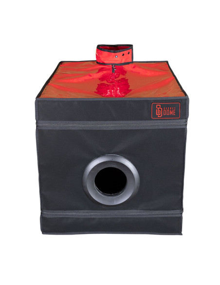 SECRET DOME KINK CLUB LA NICHE CABINA NEGRO ROJO