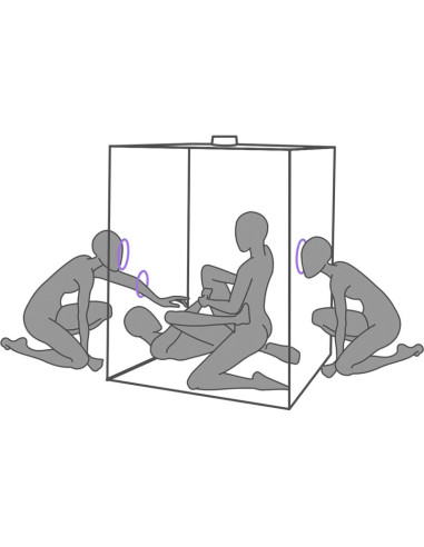 SECRET DOME KINK CLUB CABINA SCANDALE MORADO