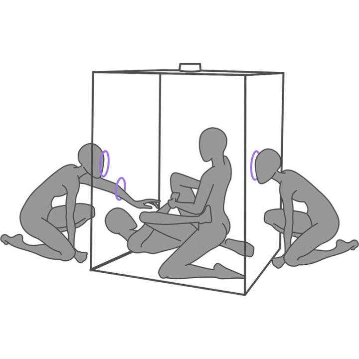 SECRET DOME KINK CLUB CABINA SCANDALE MORADO