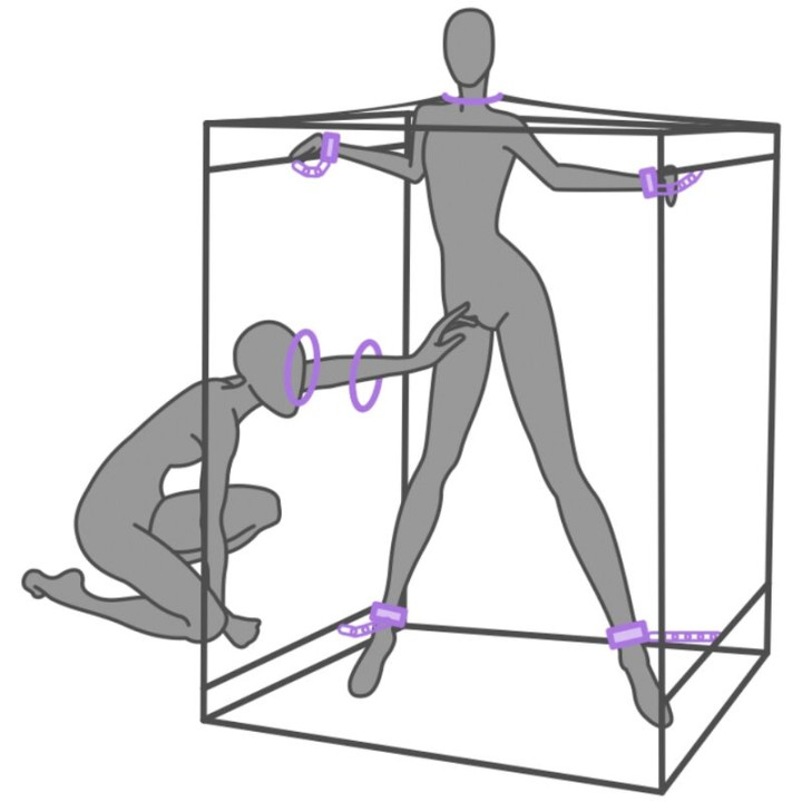 SECRET DOME KINK CLUB CABINA SCANDALE MORADO