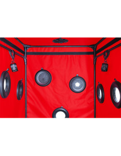 SECRET DOME KINK CLUB CABINA SCANDALE NEGRO ROJO 2