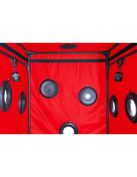 SECRET DOME KINK CLUB CABINA SCANDALE NEGRO ROJO