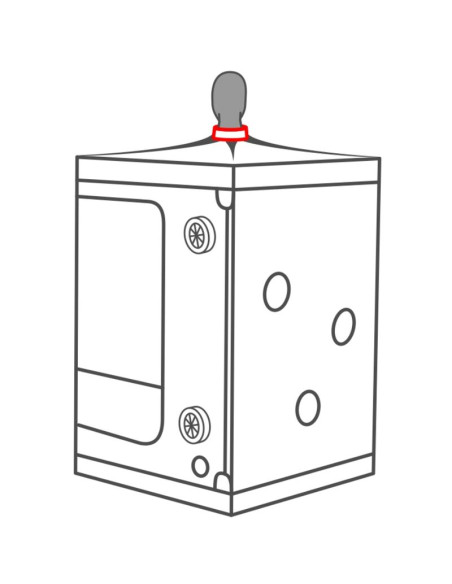 SECRET DOME KINK CLUB CABINA SCANDALE NEGRO ROJO