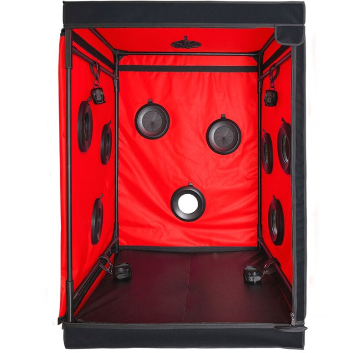 SECRET DOME KINK CLUB CABINA SCANDALE NEGRO ROJO