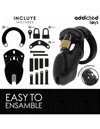 ADDICTED TOYS LOCKED FORBIDDEN VAULT JAULA PARA PENE 10 CM