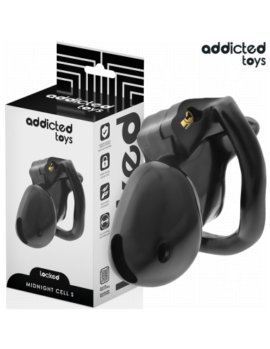 ADDICTED TOYS LOCKED MINDNIGHT CELL JAULA PARA PENE TALLA S 48 CM