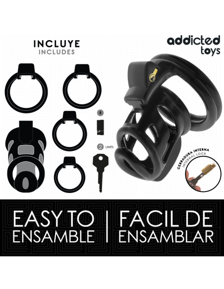 ADDICTED TOYS LOCKED GILDEN CAGE JAULA PARA PENE DE SILICONA 85 CM ADDICTED TOYS LOCKED GILDEN CAGE JAULA PARA PENE DE SILICONA 85 CM