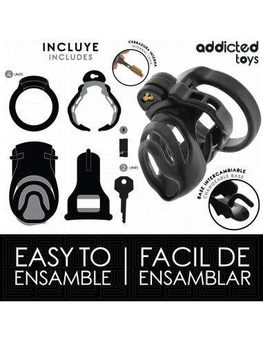 ADDICTED TOYS LOCKED ETERNAL LOCK JAULA PARA PENE 9 CM