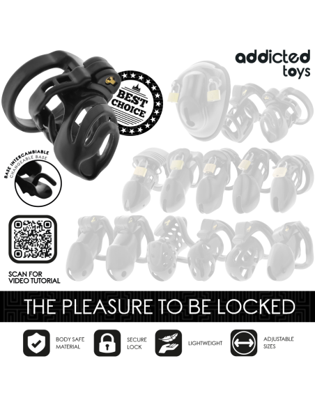 ADDICTED TOYS LOCKED ETERNAL LOCK JAULA PARA PENE 9 CM ADDICTED TOYS LOCKED ETERNAL LOCK JAULA PARA PENE 9 CM