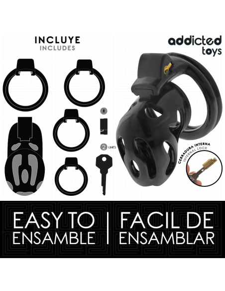 ADDICTED TOYS LOCKED SEALED CRYPT JAULA PARA PENE 8 CM ADDICTED TOYS LOCKED SEALED CRYPT JAULA PARA PENE 8 CM
