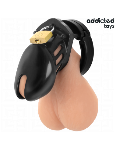 ADDICTED TOYS LOCKED OBSIDIAN HOLD JAULA PARA PENE TALLA S