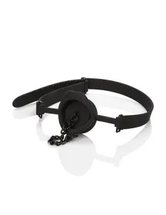 CALEXOTICS SCANDAL MORDAZA CON TAPON DE SILICONA NEGRO 2