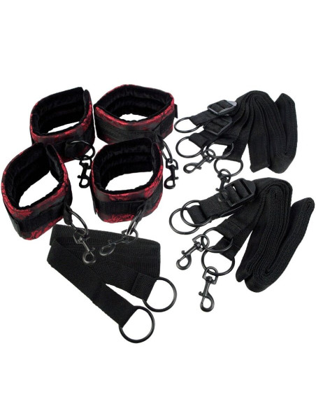 CALEXOTICS SCANDAL SET DE ATADURAS CAMA CALEXOTICS SCANDAL SET DE ATADURAS CAMA