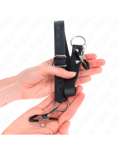KINK PINZAS PARA CLITORIS 4 ENGANCHES AJUSTABLE 34 48 CM