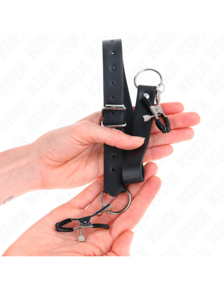 KINK PINZAS PARA CLITORIS 4 ENGANCHES AJUSTABLE 34 48 CM KINK PINZAS PARA CLITORIS 4 ENGANCHES AJUSTABLE 34 48 CM