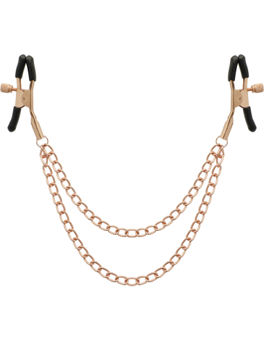 BEGME BLACK EDITION PINZAS PEZONES CON CADENA