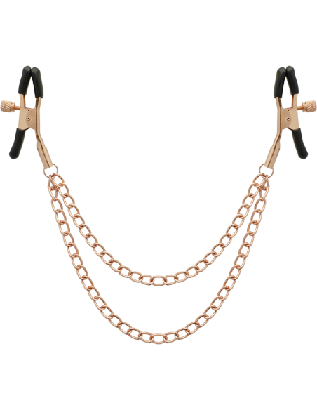 BEGME BLACK EDITION PINZAS PEZONES CON CADENA BEGME BLACK EDITION PINZAS PEZONES CON CADENA