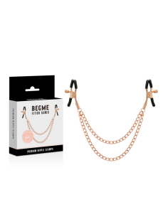 BEGME BLACK EDITION PINZAS PEZONES CON CADENA 2