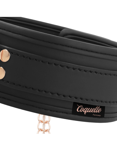 COQUETTE CHIC DESIRE FANTASY COLLAR CON PINZAS PEZONES CON FORRO DE NEOPRENO