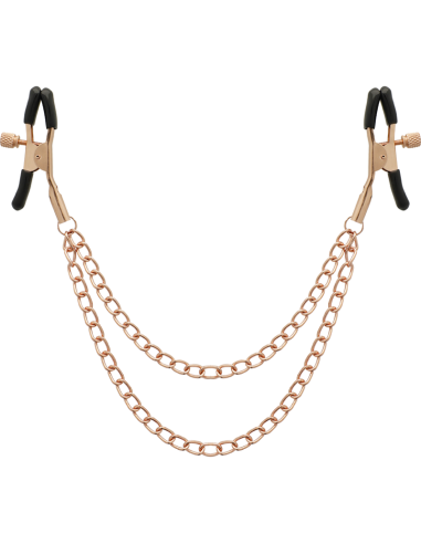 COQUETTE CHIC DESIRE FANTASY PINZAS METALICAS PEZONES CON CADENA
