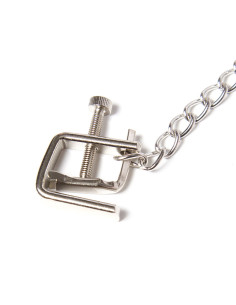 OHMAMA FETISH PINZAS METALICAS TORNILLO CON CADENA 2