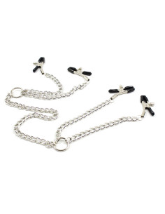 OHMAMA FETISH 4 PINZAS PEZONES CON CADENAS 2