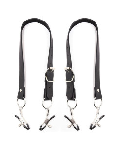 OHMAMA FETISH PINZAS CLITORIS CON CORREAS PIERNAS