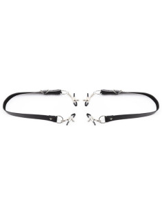 OHMAMA FETISH PINZAS CLITORIS CON CORREAS PIERNAS 2