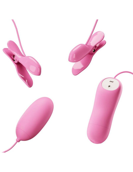 PRETTY LOVE PINZAS CON VIBRACION Y ELETROSHOCK ROSA PRETTY LOVE PINZAS CON VIBRACION Y ELETROSHOCK ROSA