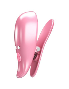 PRETTY LOVE LEAF PINZAS VIBRATORIAS PARA PEZONES ROSA 2