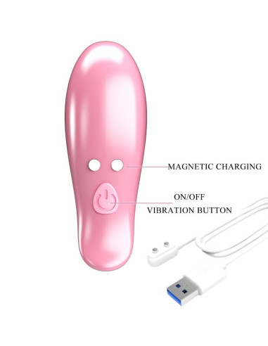 PRETTY LOVE LEAF PINZAS VIBRATORIAS PARA PEZONES ROSA