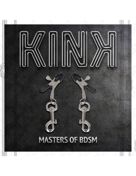 KINK PINZAS PARA PEZONES CON GANCHO 6 CM KINK PINZAS PARA PEZONES CON GANCHO 6 CM