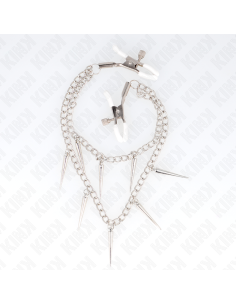 KINK PINZAS PARA PEZONES CON CADENA DE PUAS 30 CM 2