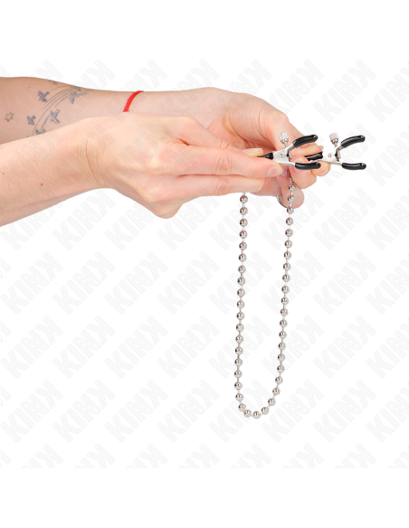KINK PINZAS PARA PEZONES CON CADENA DE BOLAS 30 CM