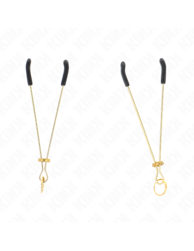 KINK PINZAS PARA PEZONES FINA DORADO 7 CM