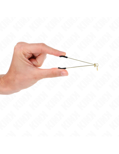 KINK PINZAS PARA PEZONES FINA DORADO 7 CM
