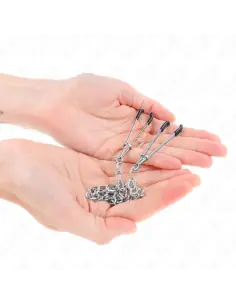 KINK PINZAS PARA PEZONES FINA CON CADENA GRUESA 30 CM 2