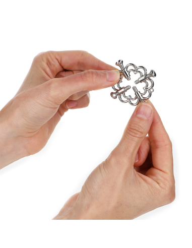 KINK PINZAS PARA PEZONES FLOR METALICA