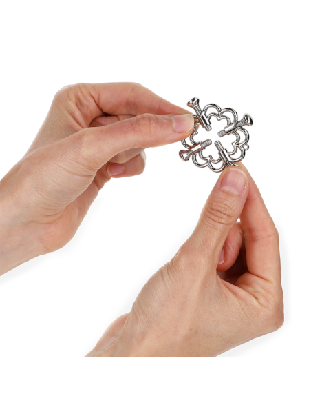 KINK PINZAS PARA PEZONES FLOR METALICA