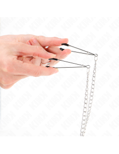 KINK PINZAS PARA PEZONES Y CLITORIS CON CADENA 30 CM MODELO 1 2