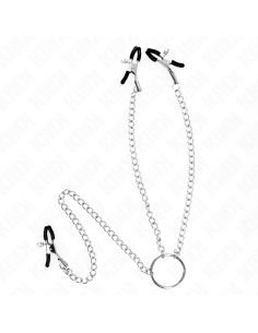 KINK PINZAS PARA PEZONES Y CLITORIS CON CADENA 30 CM MODELO 2