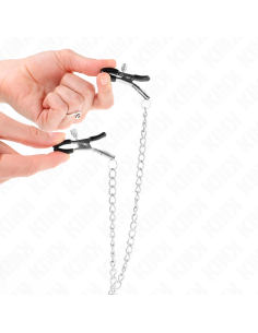 KINK PINZAS PARA PEZONES Y CLITORIS CON CADENA 30 CM MODELO 2 2