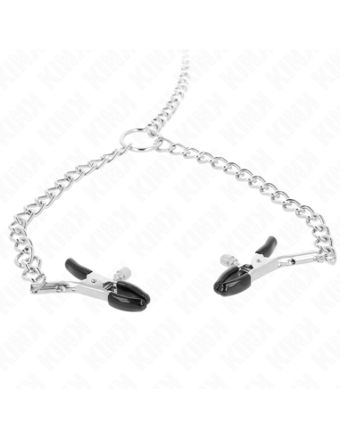 KINK PINZAS PARA PEZONES DOBLE 32 CM CON CADENAS 14 CM