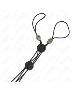 KINK PINZAS PARA PEZONES DETALLE NEGRO CON ELASTICO NEGRO 2