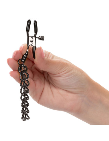 CALEXOTICS EUPHORIA PINZAS PEZONES CON CADENA 145 CM