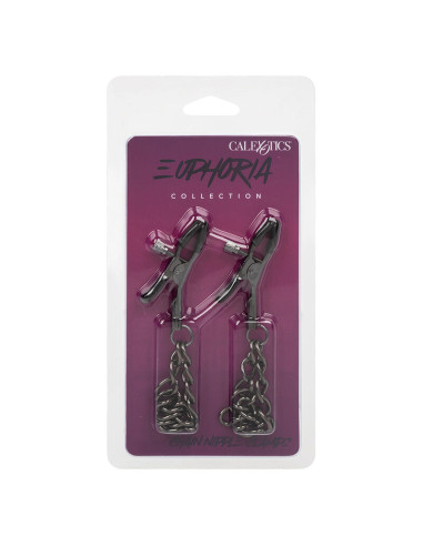 CALEXOTICS EUPHORIA PINZAS PEZONES CON CADENA 145 CM