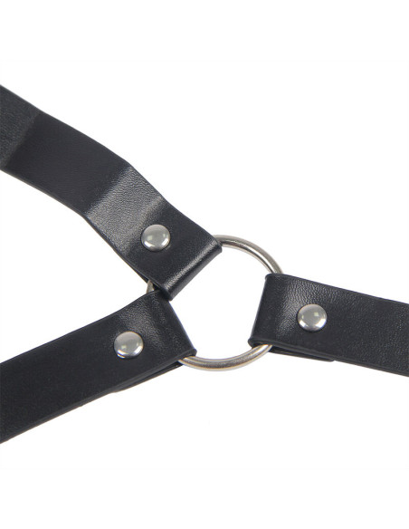 SUBBLIME 953720 PINZAS PARA EL PECHO CON CORREA DE CUERO BONDAGE NEGRO TALLA UNICA SUBBLIME 953720 PINZAS PARA EL PECHO CON CORREA DE CUERO BONDAGE NEGRO TALLA UNICA