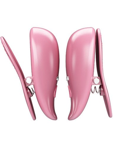 PRETTY LOVE CAILEY PINZAS PARA PEZONES 10 VIBRACIONES CONTROL REMOTO ROSA