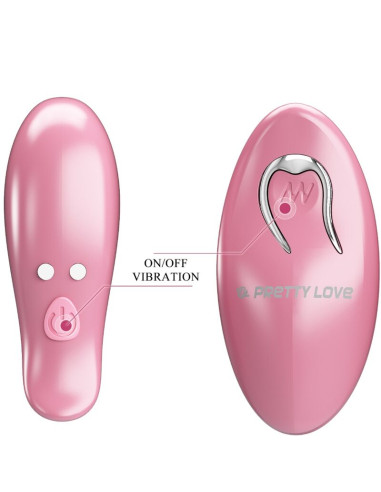 PRETTY LOVE CAILEY PINZAS PARA PEZONES 10 VIBRACIONES CONTROL REMOTO ROSA