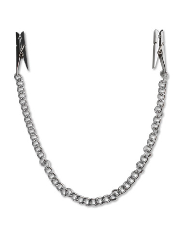 FETISH FANTASY SERIES SERIES CADENA PARA PEZONES PLATA